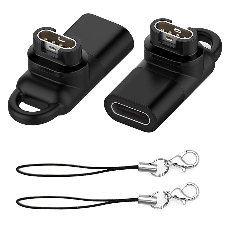 Amazon.co.jp: USB-CメスからGarmin Watch充電器コネクターオス